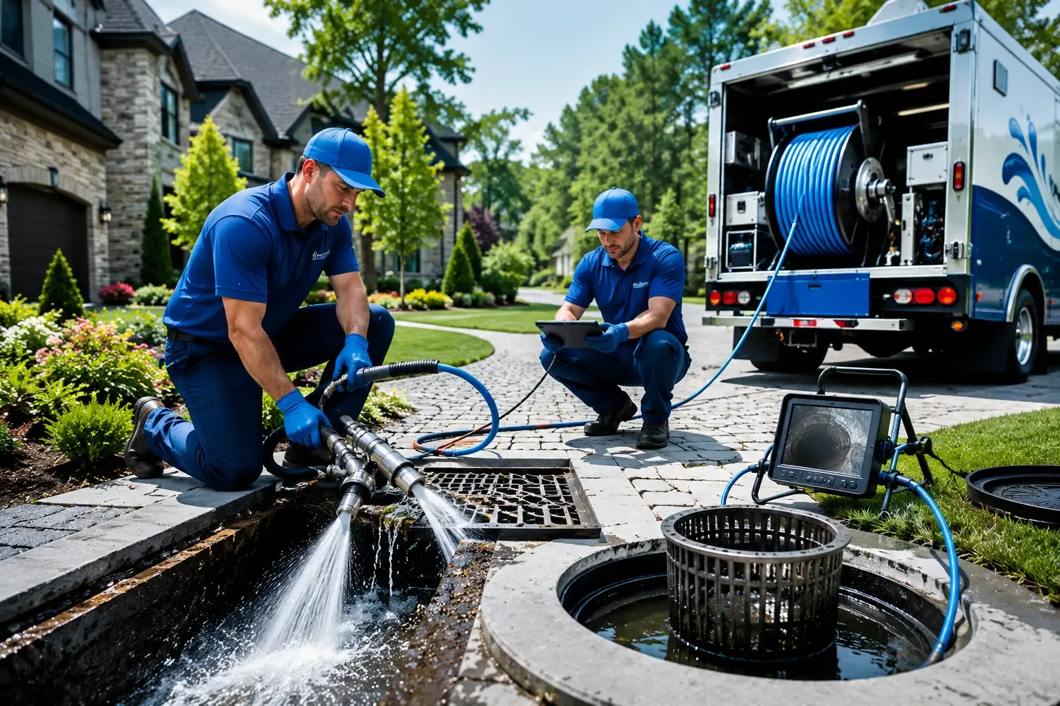 Local outdoor drain cleaning professionals in Covington, VA